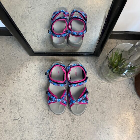 Blå/Pink CMP letvægts sandal med fantastisk komfort