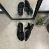 Sort Skechers sandal med elastiskremme