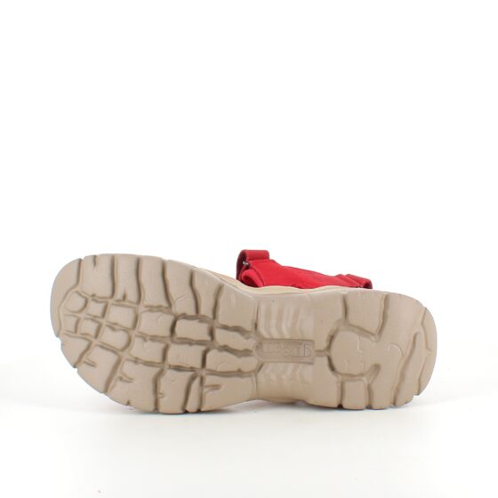 Rød Green Comfort sandal til dig som går og står mange timer