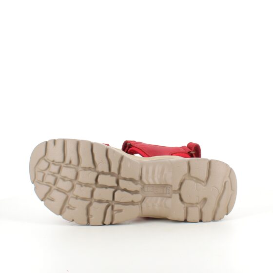 Støttende rød sandal fra Green Comfort