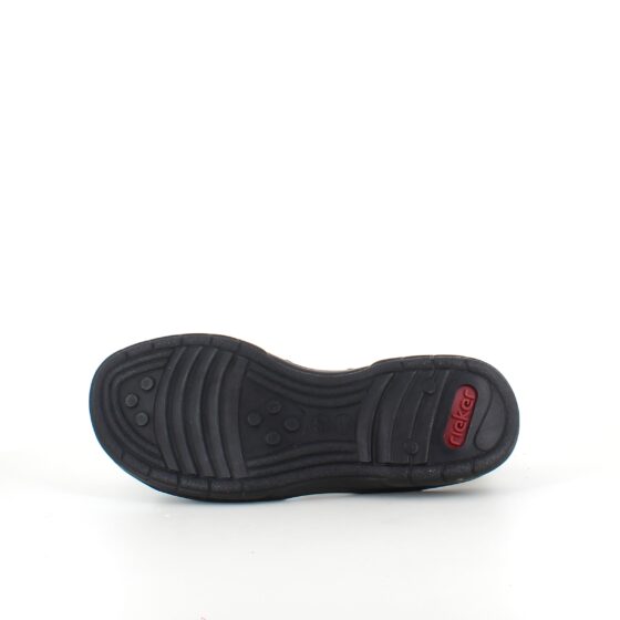 Rieker sandal i navyfarvet ruskind