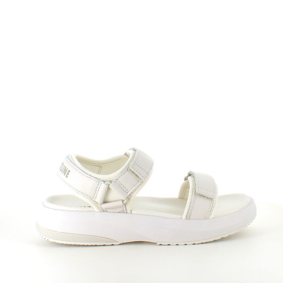 Hvid Gaitline sandal med gængesål