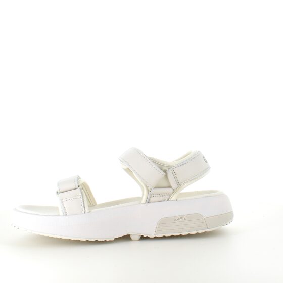 Hvid Gaitline sandal med gængesål