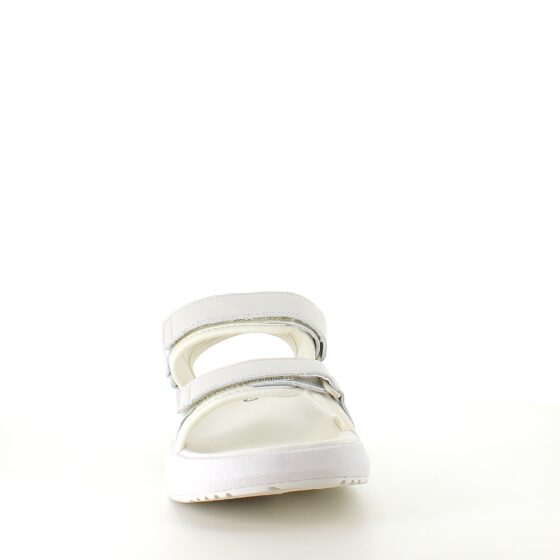 Hvid Gaitline sandal med gængesål
