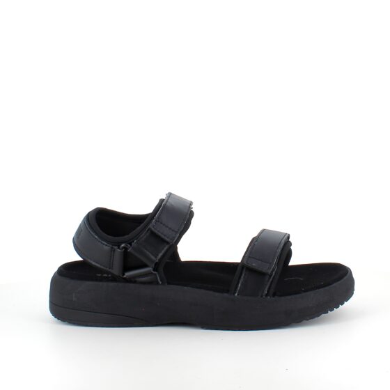 Sort Gaitline sandal med gængesål
