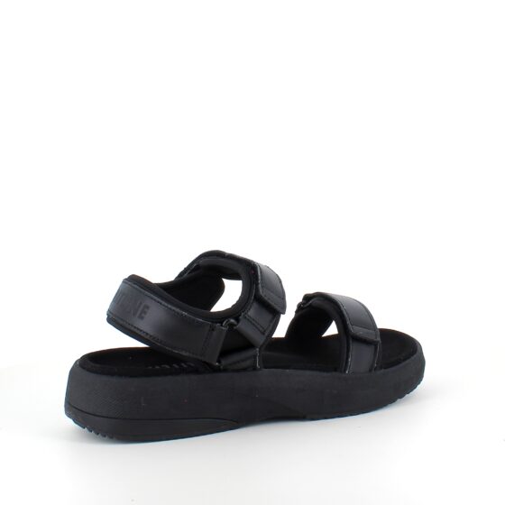 Sort Gaitline sandal med gængesål