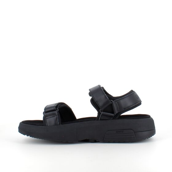 Sort Gaitline sandal med gængesål