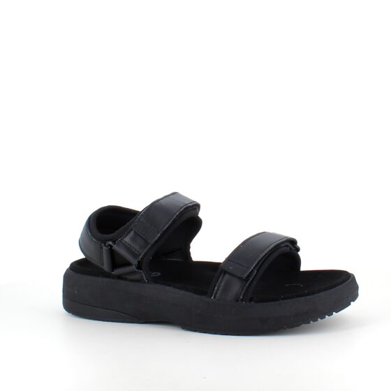 Sort Gaitline sandal med gængesål
