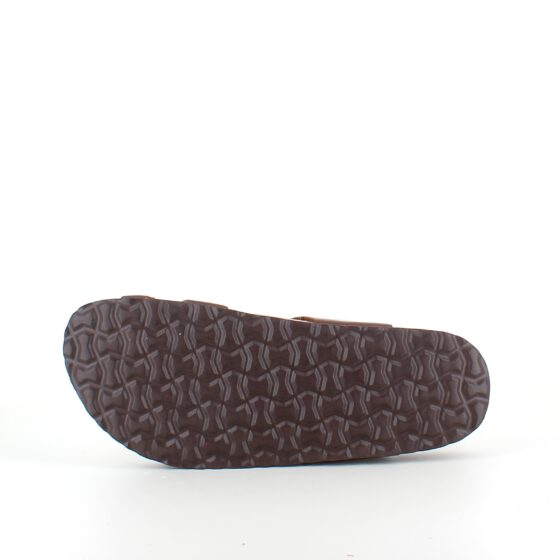 Brun Cruz biosandal med brede remme
