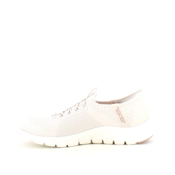 Beige Skechers slip-ins med svangstøtte