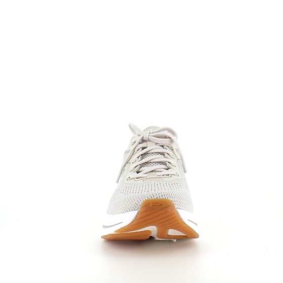 Beige Skechers Max Cushion sko – optimal støtte og uovertruffen komfort.