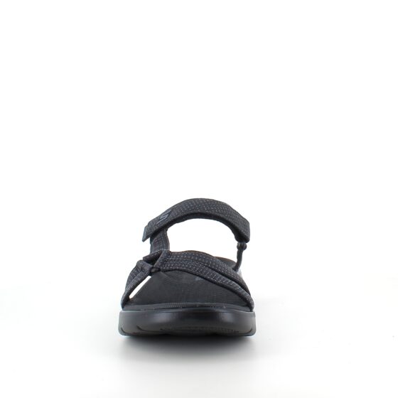 Sort Skechers GOwalk sandal, bred model