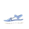 Lyseblå Skechers GOwalk sandal, bred model