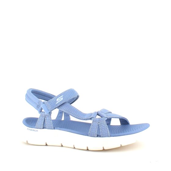 Lyseblå Skechers GOwalk sandal, bred model