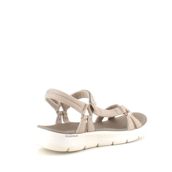 Beige Skechers GOwalk sandal, bred model