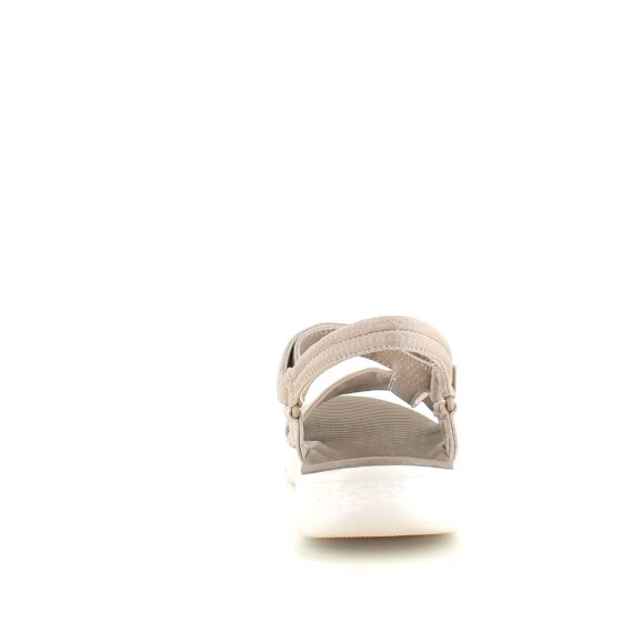 Beige Skechers GOwalk sandal, bred model
