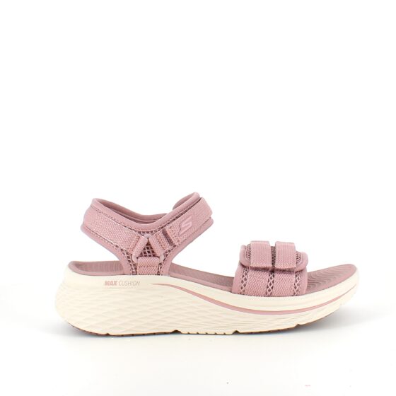 Rosa Skechers Max Cushioning Elite 2.0 Sandal med god svangstøtte
