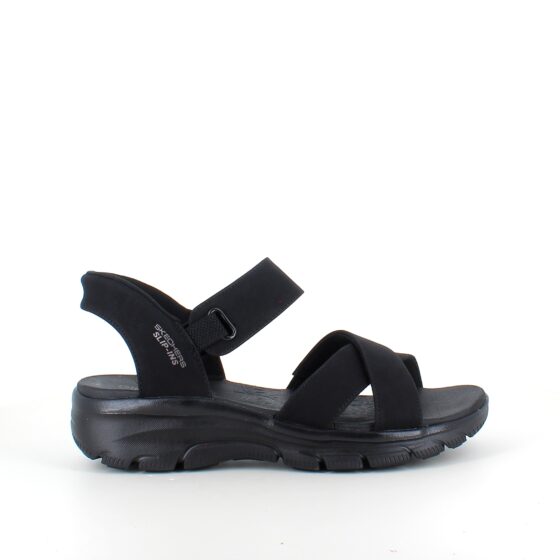 Sort Step-Ins sandal med god pasform