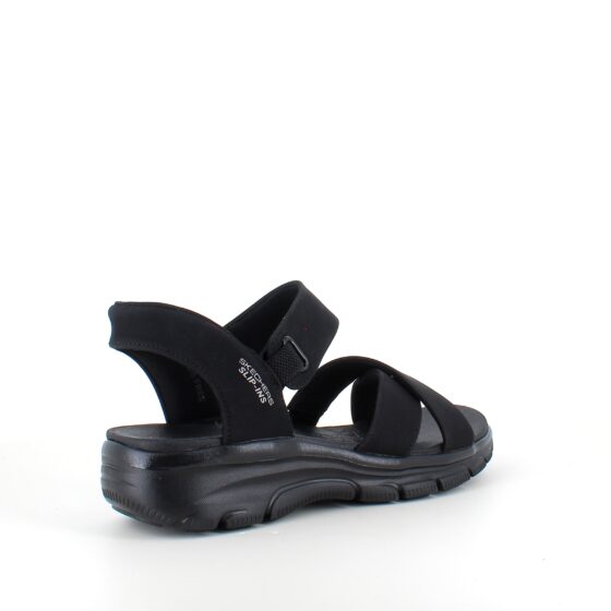 Sort Step-Ins sandal med god pasform
