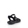 Sort Skechers sandal med elastiskremme
