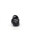 Sort Skechers sandal med elastiskremme