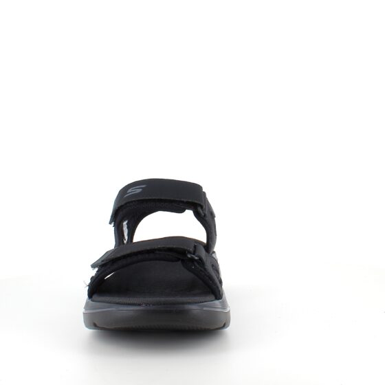 Sort Skechers herresandal med svangstøtte