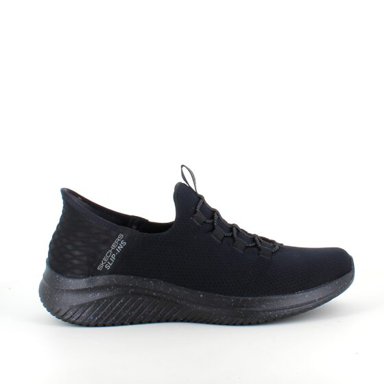 Sort Skechers Slip-Ins med overdel i stretch