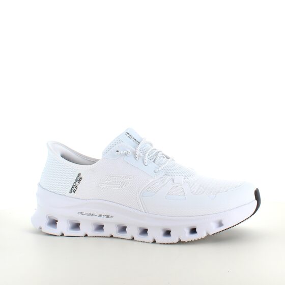 Hvid Skechers Slip-Ins sko med masser af støddæmpning