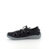 Lukket trekkingsandal i sort – Komfort og funktion i et diskret look