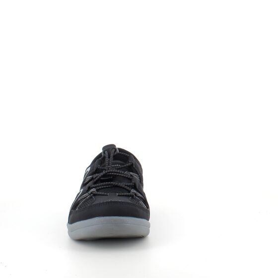 Lukket trekkingsandal i sort – Komfort og funktion i et diskret look