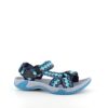 Sporty vandresandal fra CMP med komfort og støtte – blå mønstret letvægtsmodel