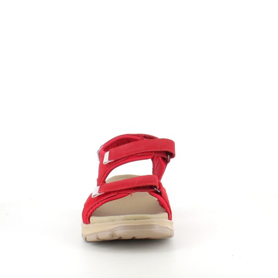 Rød Green Comfort sandal til dig som går og står mange timer