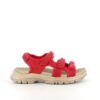Støttende rød sandal fra Green Comfort