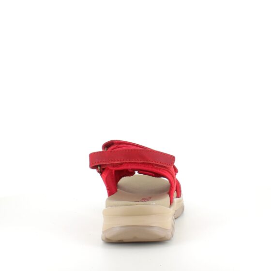 Støttende rød sandal fra Green Comfort