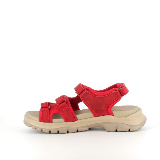 Støttende rød sandal fra Green Comfort