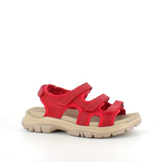 Støttende rød sandal fra Green Comfort