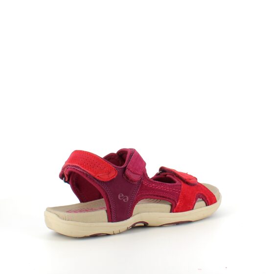 Rød Corsica sandal fra Green Comfort med god svangstøtte