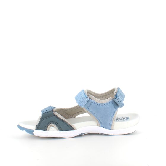 Blå Corsica sandal fra Green Comfort med god svangstøtte
