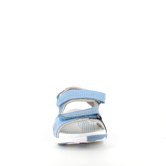 Blå Corsica sandal fra Green Comfort med god svangstøtte