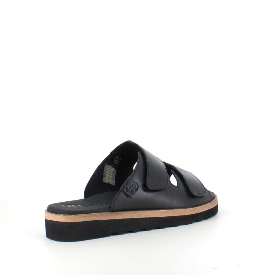 Sort Green Comfort biosandal med god svangstøtte