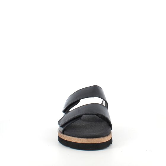 Sort Green Comfort biosandal med god svangstøtte