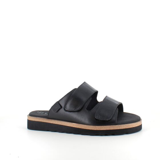 Sort Green Comfort biosandal med god svangstøtte
