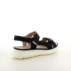 Klassisk sort sandal med ergonomisk komfort – til dig, der går langt og står godt