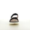 Klassisk sort sandal med ergonomisk komfort – til dig, der går langt og står godt