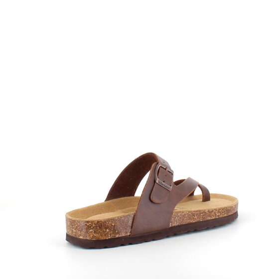 Biosandal i brun med den blødeste sål