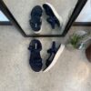 Navy Skechers GOwalk sandal, bred model