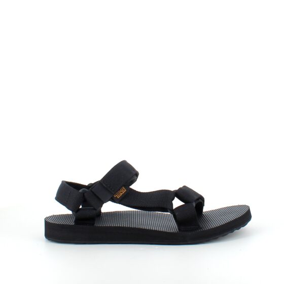 Sort Teva sandal i enkelt design med svangstøtte