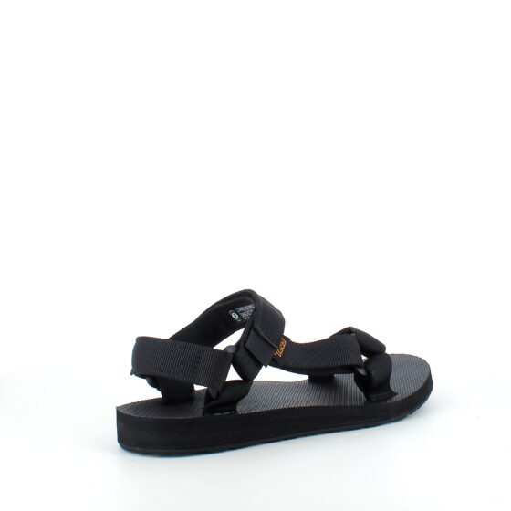 Sort Teva sandal i enkelt design med svangstøtte