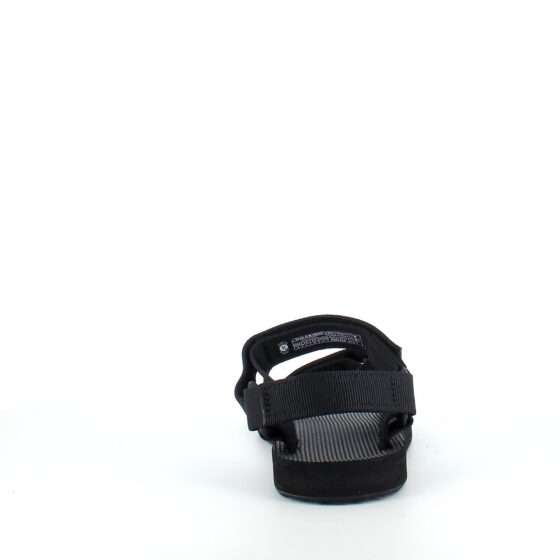 Sort Teva sandal i enkelt design med svangstøtte