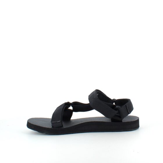 Sort Teva sandal i enkelt design med svangstøtte